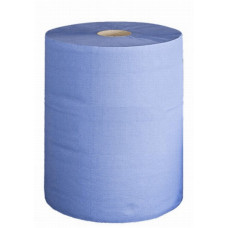 Paper napkins in a roll 35x27cm,SatinoComfort blue 2-layer, 1000sheets/roll