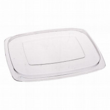 Lid for rectangular container 250-500ml 140*115mm, transparent OPS