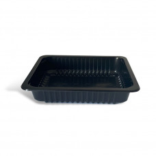 Sealable tray 190 x 144 x 40mm, black PP