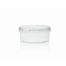 Container 500ml and lid 131 mm,  transparent, PP