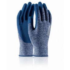 Work gloves ARDON NATURE TOUCH, knitwear with latex coating, blue, size 9(L)