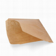 Popierinis grilio maišelis/kišenė 150x160 mm, rudas