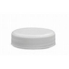 Lid for PET bottle 38mm white, tethered