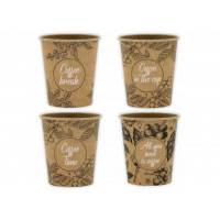 Paper cups 250ml/ 8oz 80mm ALL YOU NEED kraft SUP MULTI