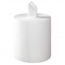Cleanline Hand towel in rolls M, 6 rolls/box, white, 280m