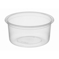 Mikroviļņu zupas trauks 350ml 115mm, caurspīdīgs PP Mikroviļņu zupas trauks 350ml 115mm, caurspīdīgs PP