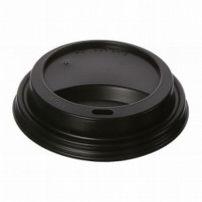 Lid for paper cup 400ml 90mm, black PS