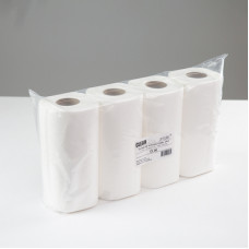 Cleanline Hand towel in rolls, 2-ply, 4 rolls/pack, white, roll length 20 m