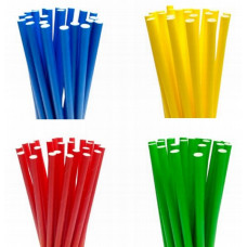 Paper straws 8mm*240mm, coloured