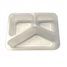 PP mikro. indelis 227x178x50mm 3d. nuplėšiamas, baltas/skaidrus