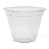 PET desertu trauks 280ml 95mm, caurspīdīgs