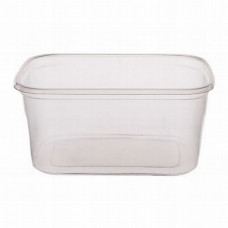 Container for salads 108x82 mm, 250ml, transparent PP
