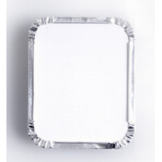Крышка на kонтейнер 890ml алюминовый, белая бумажная