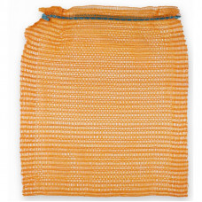 Raschel mesh bag 50x65cm, orange, 25kg