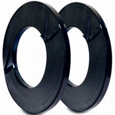 Metalinė juosta 16mm x 0,50mm, apie 25kg /rul., juoda