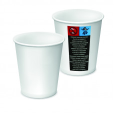 Paper cup 250ml/ 8oz 80mm, white SUP MULTI