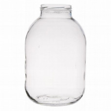 Glass jar 3.0 L twist-off  82mm