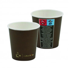 Paper cup 250ml/ 8oz 80mm, Coffee 4 You SUP MULTI