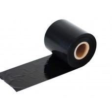 Terminė juostelė 64mm x 300m WAX W400/220 OUT, juoda