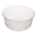 Round container for salads 250 ml 100mm, transparent PP