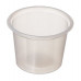 Souce container 100ml 65*65*50mm, transparent PS