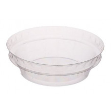 Dangtelis apvaliam indeliui 150ml 95*95*40mm, skaidrus OPS