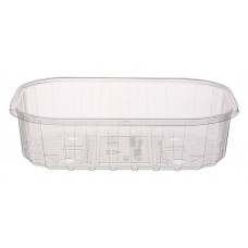 Container for berries 125gr 142*94*35mm transparent RPET