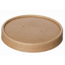 Lid for paper bowl 770ml, brown, kraft