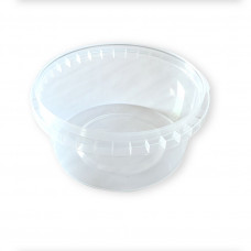 Container 500ml 131mm without lid, transparent PP